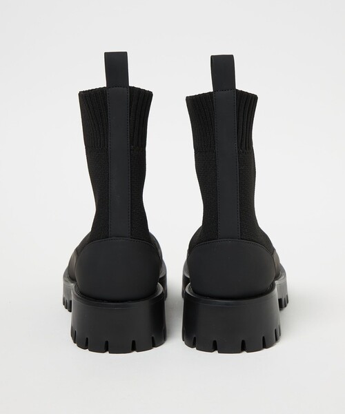 UNITED ARROWS(ユナイテッドアローズ)の「レイン ニットブーツ(レインシューズ・レディース・ブラック・38/35/36/37/35h/36h/37h)」の7枚目の写真