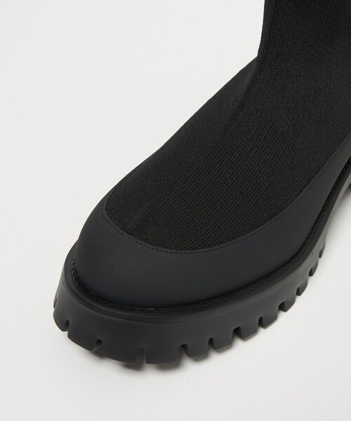 UNITED ARROWS(ユナイテッドアローズ)の「レイン ニットブーツ(レインシューズ・レディース・ブラック・38/35/36/37/35h/36h/37h)」の10枚目の写真