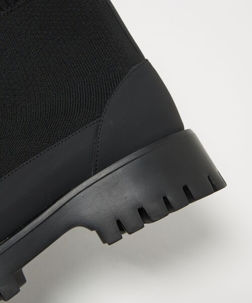 UNITED ARROWS(ユナイテッドアローズ)の「レイン ニットブーツ(レインシューズ・レディース・ブラック・38/35/36/37/35h/36h/37h)」の11枚目の写真