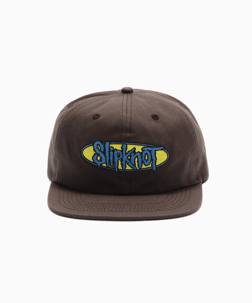 PLEASURES(プレジャー)の「PLEASURES × SlipKnot SNAPBACK(キャップ・メンズ・ブラウン・FREE)」の4枚目の写真