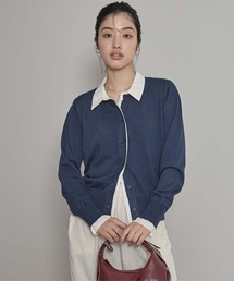 miette（ミエット）の「シャツレイヤード風カーディガン（カーディガン/ボレロ）」