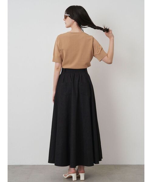 ELENDEEK(エレンディーク)の「ハイツイストハーフスリーブニット(ニット/セーター・レディース・ベージュ/ブラック/ブルー・FREE)」の10枚目の写真