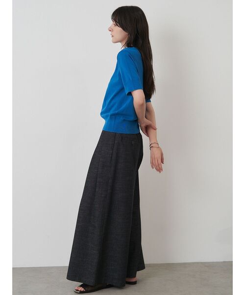 ELENDEEK(エレンディーク)の「ハイツイストハーフスリーブニット(ニット/セーター・レディース・ベージュ/ブラック/ブルー・FREE)」の22枚目の写真