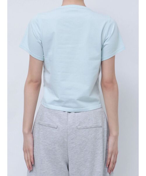 POLO BCS(ポロ ビーシーエス)の「【POLOBCSコラボ】ベアモチーフコンパクトTシャツ(Tシャツ/カットソー・レディース・オフホワイト/ブルー/ネイビー/ピンク・FREE)」の10枚目の写真