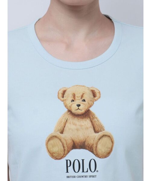 tシャツ 「POLOBCSコラボ」ベアモチーフコンパクトTシャツ レディース POLOBCSコラボ】ベアモチーフコンパクトTシャツ（Tシャツ
