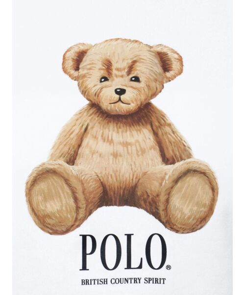 POLO BCS(ポロ ビーシーエス)の「【POLOBCSコラボ】ベアモチーフコンパクトTシャツ(Tシャツ/カットソー・レディース・オフホワイト/ブルー/ネイビー/ピンク・FREE)」の16枚目の写真