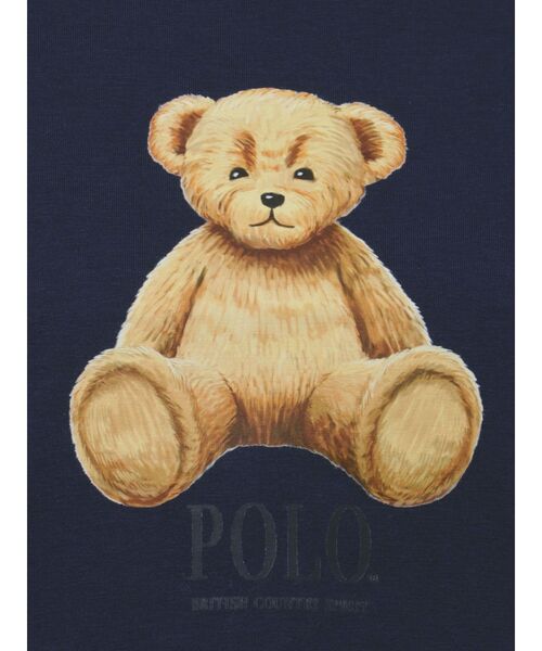 POLO BCS(ポロ ビーシーエス)の「【POLOBCSコラボ】ベアモチーフコンパクトTシャツ(Tシャツ/カットソー・レディース・オフホワイト/ブルー/ネイビー/ピンク・FREE)」の18枚目の写真