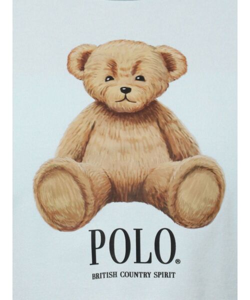 tシャツ 「POLOBCSコラボ」ベアモチーフコンパクトTシャツ レディース POLOBCSコラボ】ベアモチーフコンパクトTシャツ（Tシャツ