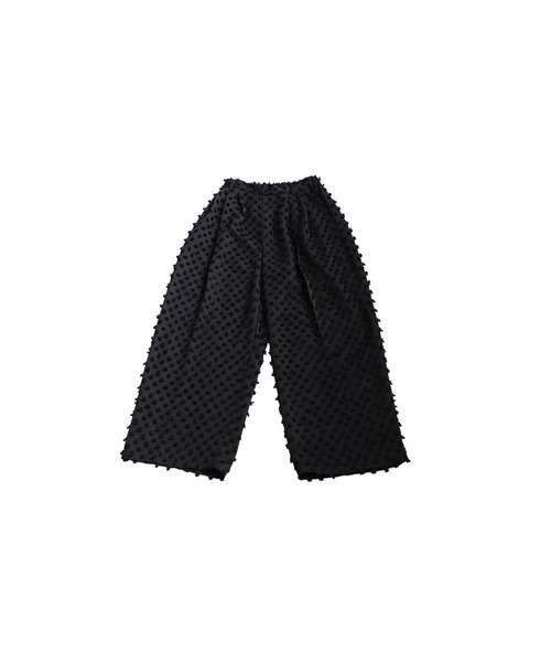antiqua（アンティカ）の「フリンジワイドストレートパンツ（その他パンツ・レディース・アイボリー/ブラック・MEDIUM/LARGE）」の6枚目の写真