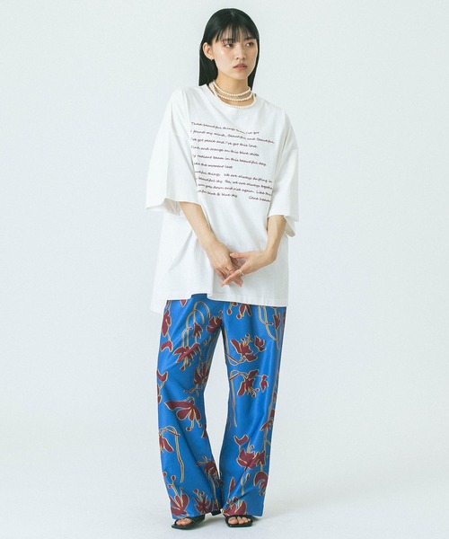 ランキング2025 GENE TEE（Tシャツ/カットソー）｜ROSE BIG HEAVENS)EMBROIDERY パンツ