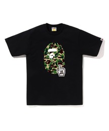 A BATING APE トップス BAPE X VGM 】APE HEAD CANVAS ART TEE | bape.com