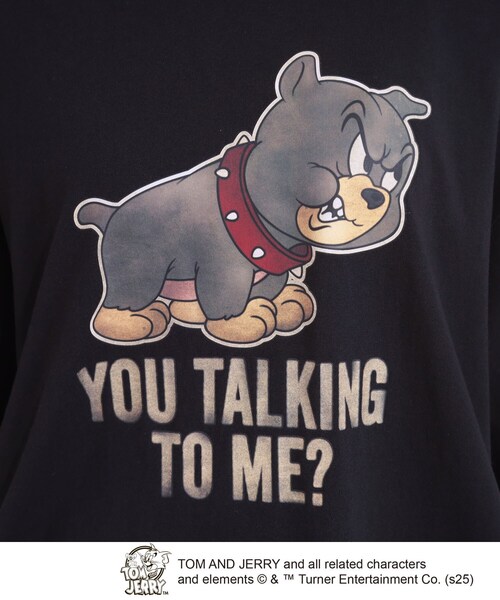 Cutie Blonde（キューティーブロンド）の「【TOM and JERRY 別注】BIG T（Tシャツ/カットソー・レディース・チャコール/ブラック系1・00）」の11枚目の写真