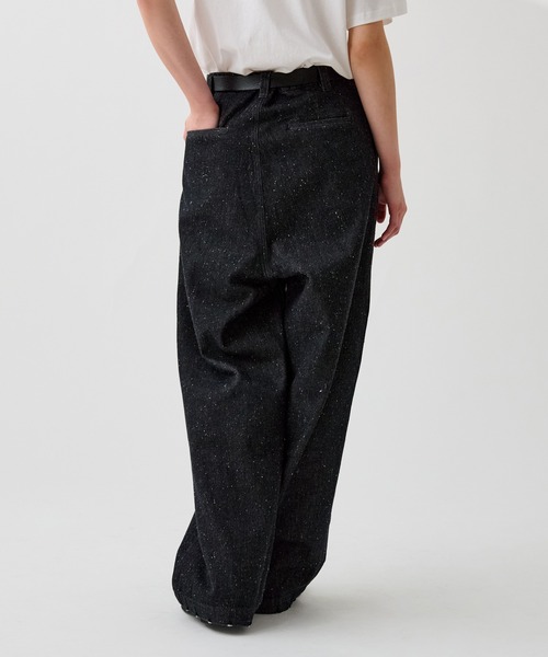 WETTEMPT(ウィテンプト)の「2TUCK COLOR NEP DENIM / ツータックカラーネップデニム(デニムパンツ・メンズ・ブラック/ピンク/インディゴブルー・SMALL/MEDIUM/LARGE)」の9枚目の写真