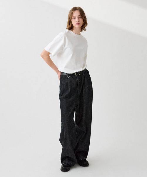 WETTEMPT(ウィテンプト)の「2TUCK COLOR NEP DENIM / ツータックカラーネップデニム(デニムパンツ・メンズ・ブラック/ピンク/インディゴブルー・SMALL/MEDIUM/LARGE)」の13枚目の写真