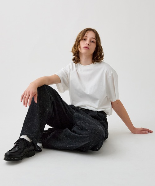 WETTEMPT(ウィテンプト)の「2TUCK COLOR NEP DENIM / ツータックカラーネップデニム(デニムパンツ・メンズ・ブラック/ピンク/インディゴブルー・SMALL/MEDIUM/LARGE)」の16枚目の写真