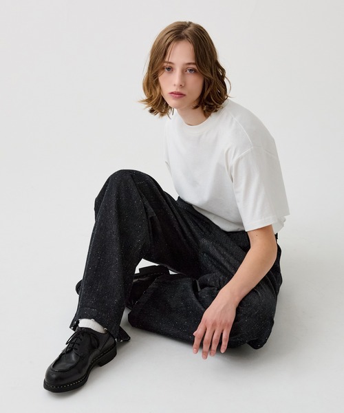 WETTEMPT(ウィテンプト)の「2TUCK COLOR NEP DENIM / ツータックカラーネップデニム(デニムパンツ・メンズ・ブラック/ピンク/インディゴブルー・SMALL/MEDIUM/LARGE)」の17枚目の写真