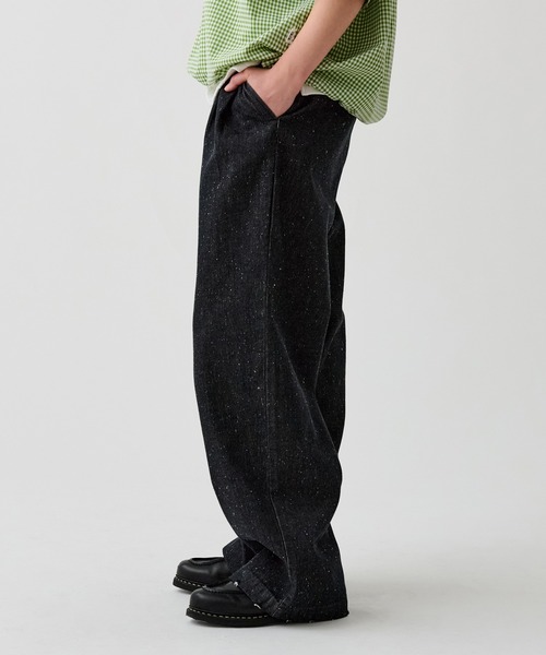 WETTEMPT(ウィテンプト)の「2TUCK COLOR NEP DENIM / ツータックカラーネップデニム(デニムパンツ・メンズ・ブラック/ピンク/インディゴブルー・SMALL/MEDIUM/LARGE)」の20枚目の写真