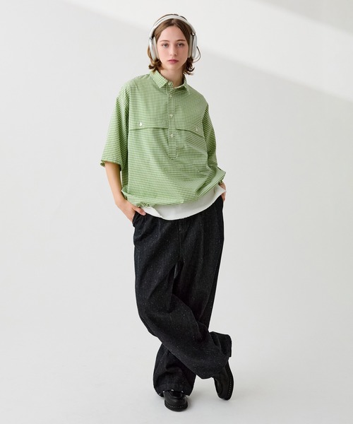 WETTEMPT(ウィテンプト)の「2TUCK COLOR NEP DENIM / ツータックカラーネップデニム(デニムパンツ・メンズ・ブラック/ピンク/インディゴブルー・SMALL/MEDIUM/LARGE)」の22枚目の写真