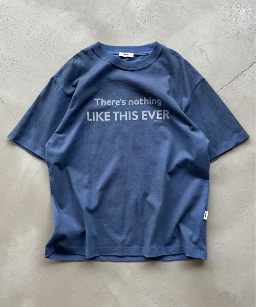 Perushu（ペルーシュ）の「アソートグラフィックユーズドTシャツ（Tシャツ/カットソー・メンズ・ブラック/オフホワイト/ブルー/チャコールグレー/スモークグレー/ピンク/ライトグレー/ワインレッド/ブラック系/ダークグレー・MEDIUM/LARGE）」の8枚目の写真