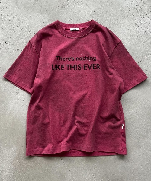 Perushu（ペルーシュ）の「アソートグラフィックユーズドTシャツ（Tシャツ/カットソー・メンズ・ブラック/オフホワイト/ブルー/チャコールグレー/スモークグレー/ピンク/ライトグレー/ワインレッド/ブラック系/ダークグレー・MEDIUM/LARGE）」の10枚目の写真