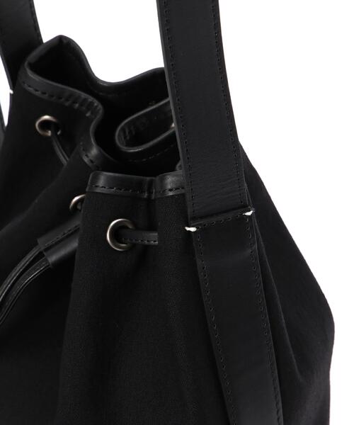 MARGARET HOWELL(マーガレットハウエル)の「NYLON CANVAS & SMOOTH LEATHER(トートバッグ・レディース・ブラック・FREE)」の8枚目の写真