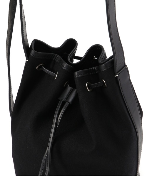 MARGARET HOWELL（マーガレットハウエル）の「NYLON CANVAS & SMOOTH LEATHER（ハンドバッグ・レディース・ブラック・FREE）」の7枚目の写真