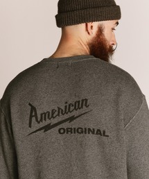 schott(Vbg)Schott/Vbg/SALT AND PEPPER CREW SWEAT AMERICAN ORIGINAL/\gAhybp[ N[XEFbg AJIWi(XEFbg)