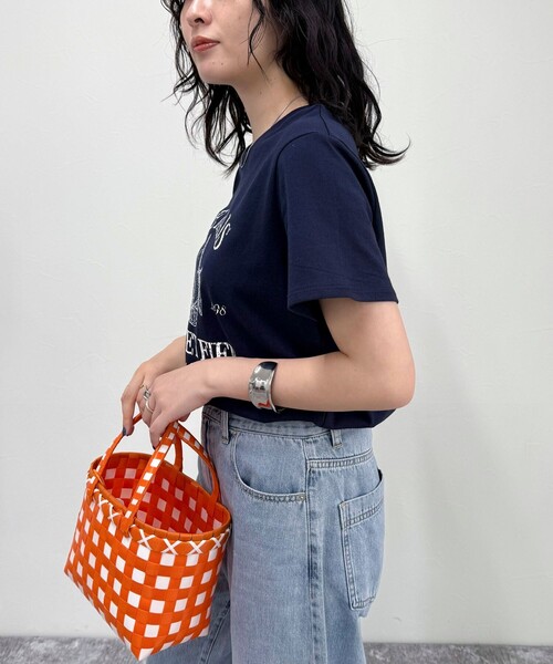 fredy emue（フレディエミュ）の「LemonコンパクトグラフィックTシャツ（Tシャツ/カットソー・レディース・ブラウン/ネイビー/オフホワイト・38）」の13枚目の写真