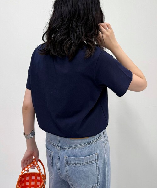 fredy emue（フレディエミュ）の「LemonコンパクトグラフィックTシャツ（Tシャツ/カットソー・レディース・ブラウン/ネイビー/オフホワイト・38）」の14枚目の写真