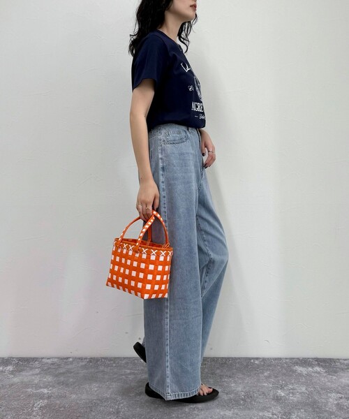 fredy emue（フレディエミュ）の「LemonコンパクトグラフィックTシャツ（Tシャツ/カットソー・レディース・ブラウン/ネイビー/オフホワイト・38）」の18枚目の写真