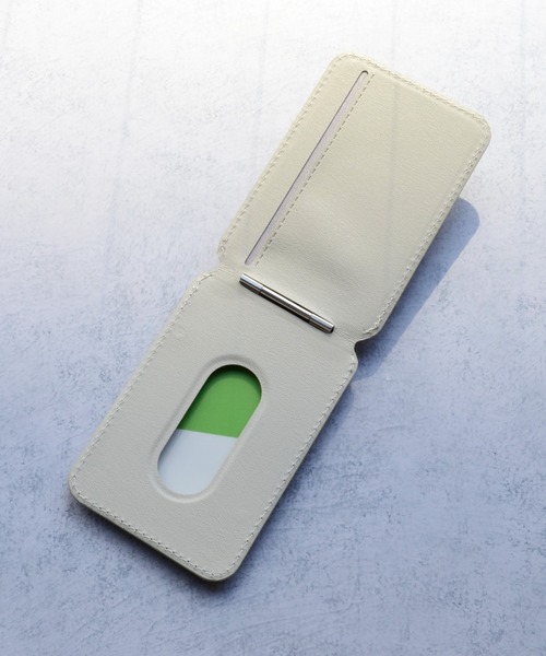 NANO universe（ナノユニバース）の「ナノユニバース マグセーフ対応 カードケース [シンプルロゴ]（スマホグッズ・レディース・ブラック/ブラウン/ベージュ/グレー・ONE SIZE）」の10枚目の写真