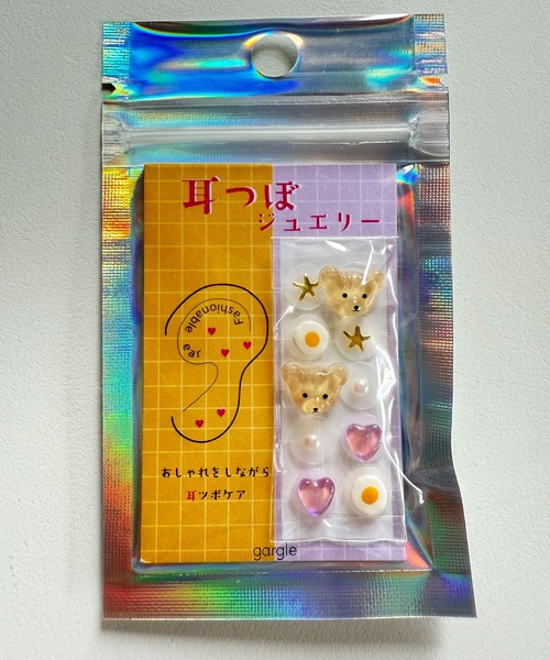 gargle(ガーグル)の「gargle ガーグル:耳つぼジュエリー 耳つぼシール 耳ツボ-2(イヤリング・レディース・ゴールド・FREE)」の1枚目の写真