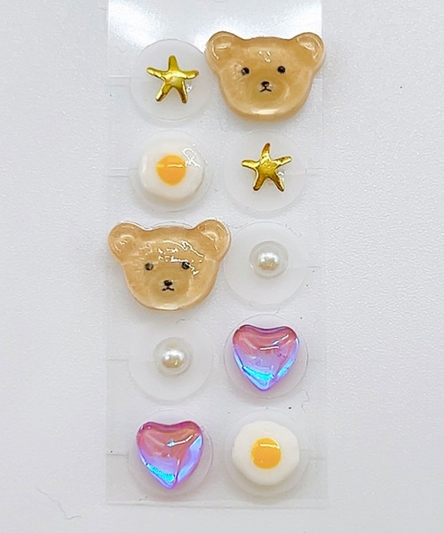 gargle(ガーグル)の「gargle ガーグル:耳つぼジュエリー 耳つぼシール 耳ツボ-2(イヤリング・レディース・ゴールド・FREE)」の3枚目の写真