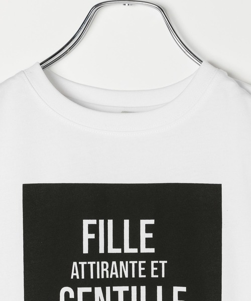 AJUGA.（アジュガ）の「【近藤千尋さんコラボ】フレンチスリーブT(AJUGA.x BAYFLOW)(KIDS)（Tシャツ/カットソー・キッズ・チャコール/オフホワイト/イエロー・150cm/130cm/110cm）」の12枚目の写真