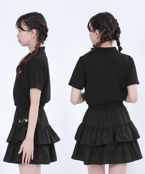 クロップドリブポロ プルオーバー クロップドリブポロ プルオーバー（ポロシャツ）｜MARY QUANT