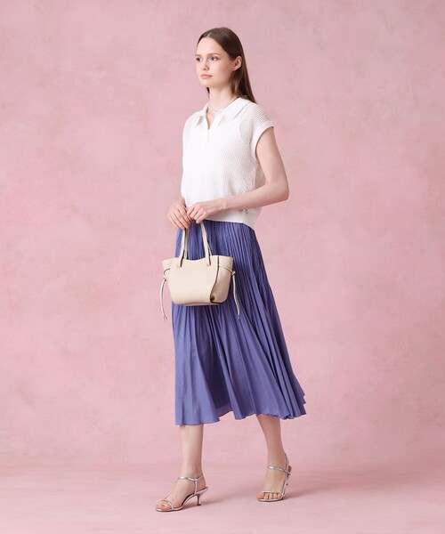 ANAYI（アナイ）の「ライトローンサーキュラーフレアスカート（スカート・レディース・オフホワイト/ブルー/ネイビー・38/36）」の12枚目の写真