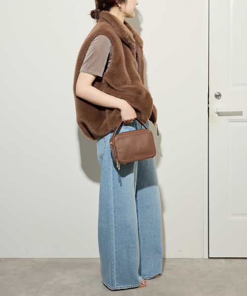 SLOBE IENA（スローブイエナ）の「ミンクエコファーベスト（その他