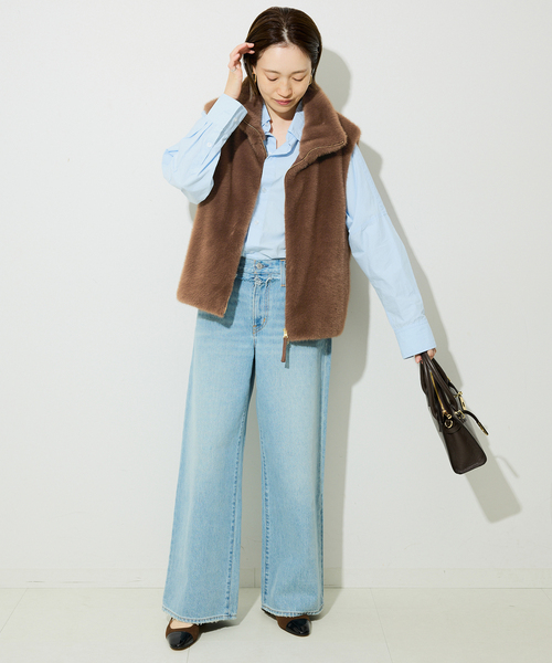 ミンクエコファーベスト（その他アウター）｜SLOBE IENA