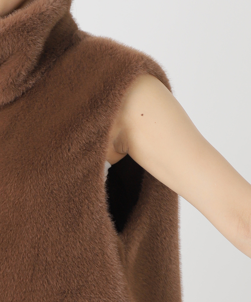 SLOBE IENA（スローブイエナ）の「ミンクエコファーベスト（その他