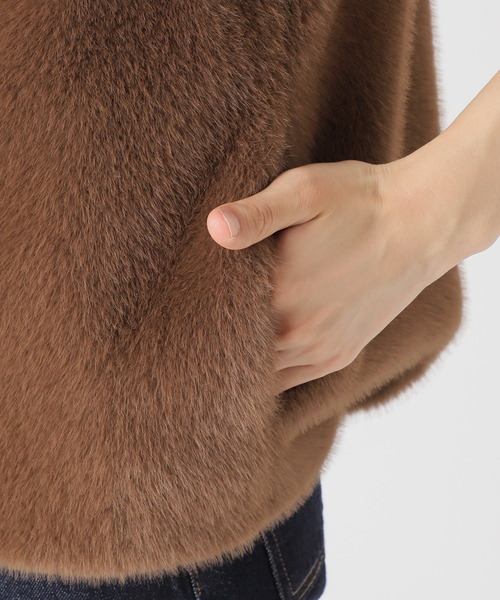 SLOBE IENA（スローブイエナ）の「ミンクエコファーベスト（その他