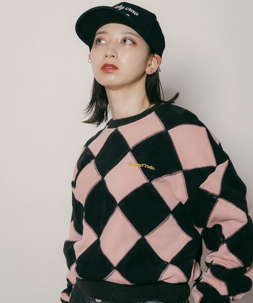 Subciety（サブサエティ）の「Line crewman sweatshirt【WOMEN】（スウェット・レディース・ブラウン/ピンク/ホワイト/オレンジ・FREE）」の18枚目の写真