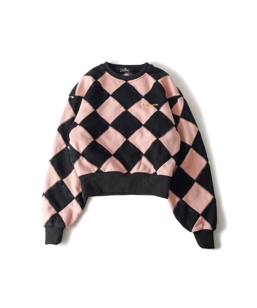 Subciety（サブサエティ）の「Line crewman sweatshirt【WOMEN】（スウェット・レディース・ブラウン/ピンク/ホワイト/オレンジ・FREE）」の6枚目の写真
