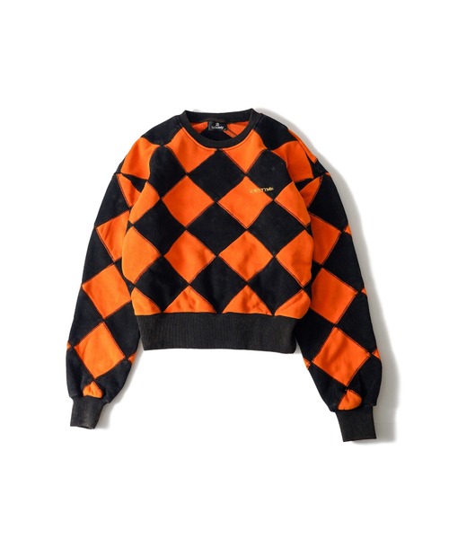 Subciety（サブサエティ）の「Line crewman sweatshirt【WOMEN】（スウェット・レディース・ブラウン/ピンク/ホワイト/オレンジ・FREE）」の7枚目の写真