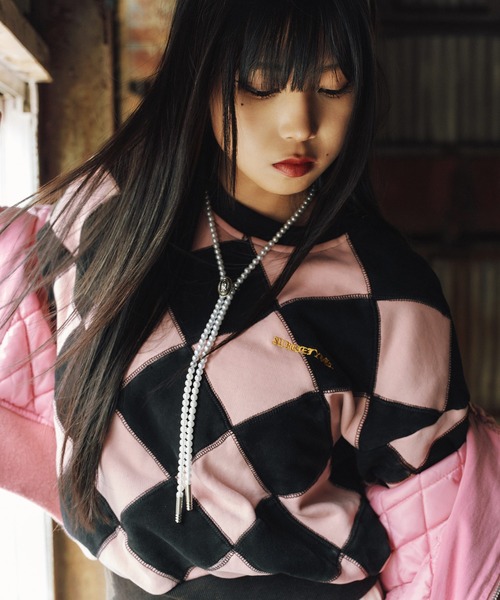 Subciety（サブサエティ）の「Line crewman sweatshirt【WOMEN】（スウェット・レディース・ブラウン/ピンク/ホワイト/オレンジ・FREE）」の15枚目の写真