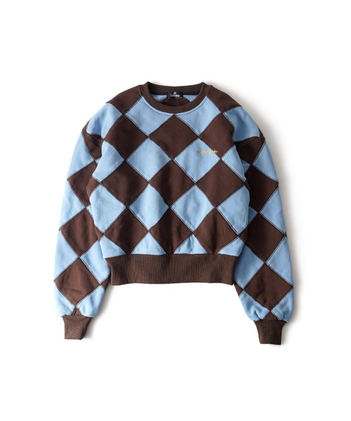 Subciety（サブサエティ）の「Line crewman sweatshirt【WOMEN】（スウェット・レディース・ブラウン/ピンク/ホワイト/オレンジ・FREE）」の8枚目の写真