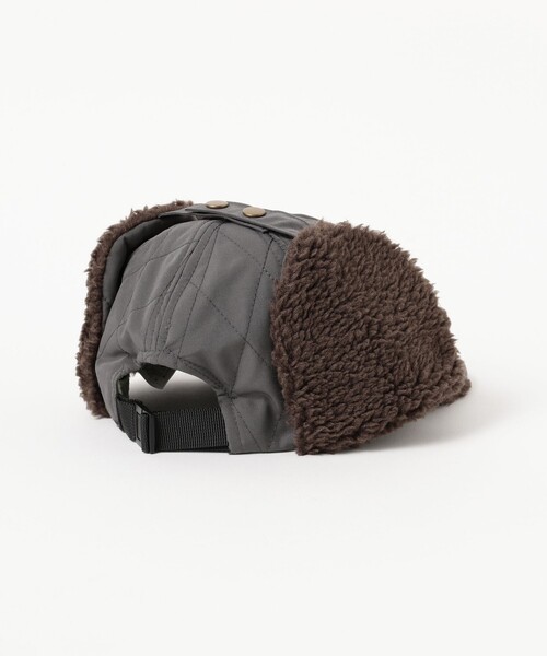 BEAMS mini（ビームスミニ）の「キルティング イヤーキャップ 2025FW（キャップ・キッズ・ワイン/グリーン系その他5/チャコールグレー・ONE SIZE）」の10枚目の写真