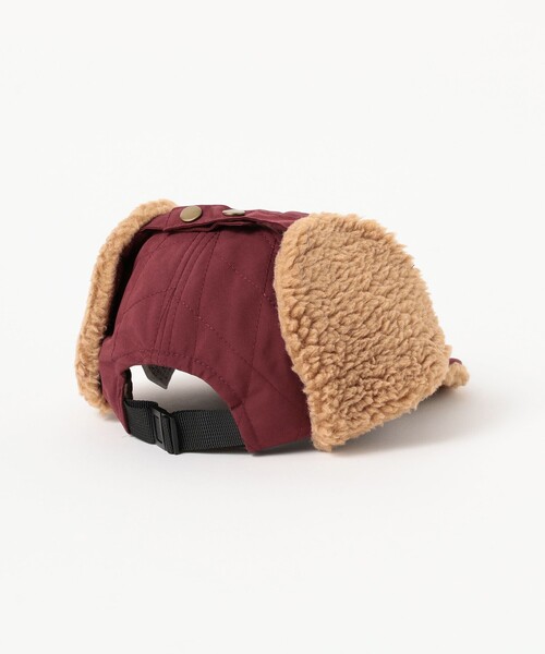 BEAMS mini（ビームスミニ）の「キルティング イヤーキャップ 2025FW（キャップ・キッズ・ワイン/グリーン系その他5/チャコールグレー・ONE SIZE）」の14枚目の写真