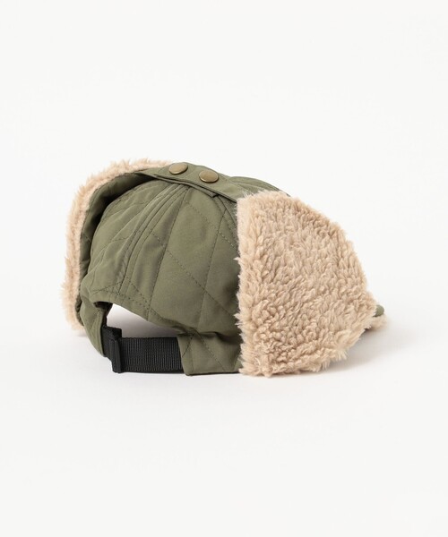 BEAMS mini（ビームスミニ）の「キルティング イヤーキャップ 2025FW（キャップ・キッズ・ワイン/グリーン系その他5/チャコールグレー・ONE SIZE）」の17枚目の写真