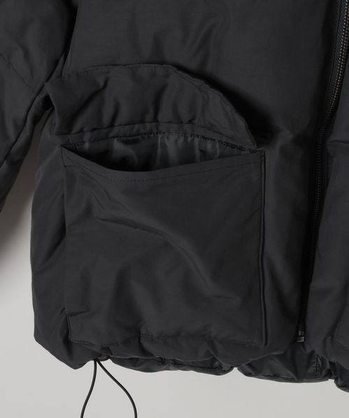 セール】リバーシブルボリュームスタンドパファーコート/572634