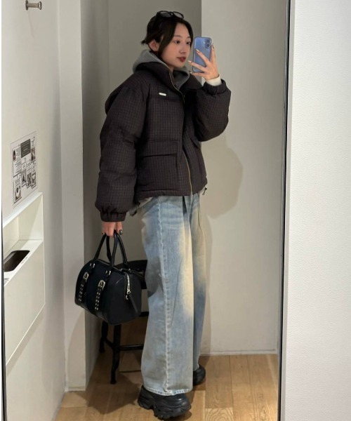 JEANASIS（ジーナシス）の「リバーシブルボリュームスタンドパファー